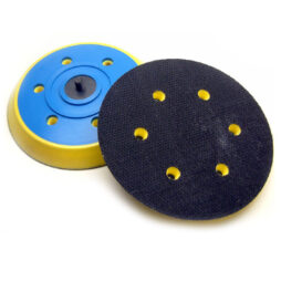 Sanding Disc (For Disc Orbital Sanders) Backing Pad Velcro 6 Hole Each