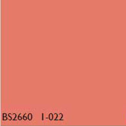 British Standard BS2660 1-022 REEF RED