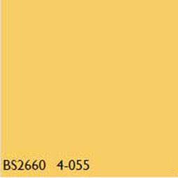 British Standard BS2660 4-055 JASMINE YELLOW