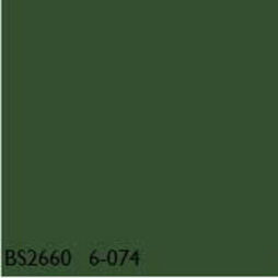 British Standard BS2660 6-074 MIDDLE GREEN