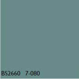 British Standard BS2660 7-080 TURQUOISE BLUE