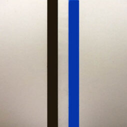 Pinstripe Vinyl 7.5Mm Charcoal/Blue Line 10 Mtr