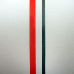 Pinstripe Vinyl 7.5Mm Red/Charcoal Line 10 Mtr