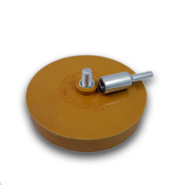 Rubber Adhesive & Strip Removal Eraser Wheel 5/16" Spindle
