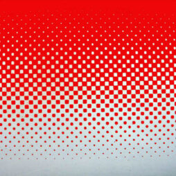 Fader Kit Decal Red Square Dot 5" Wide