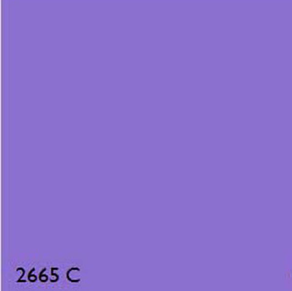 Pantone Fluorescent 2665C BLUE RANGE