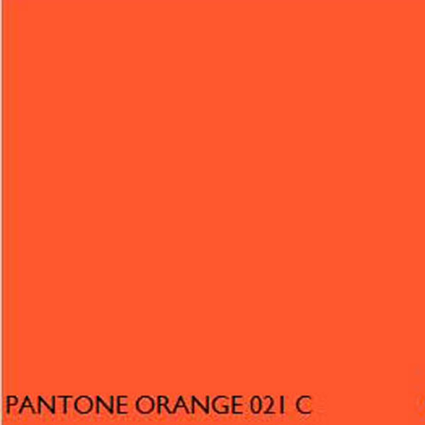 neon orange pantone