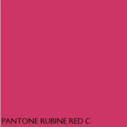 Pantone Fluorescent FLUORESCENT  RUBINE RED C